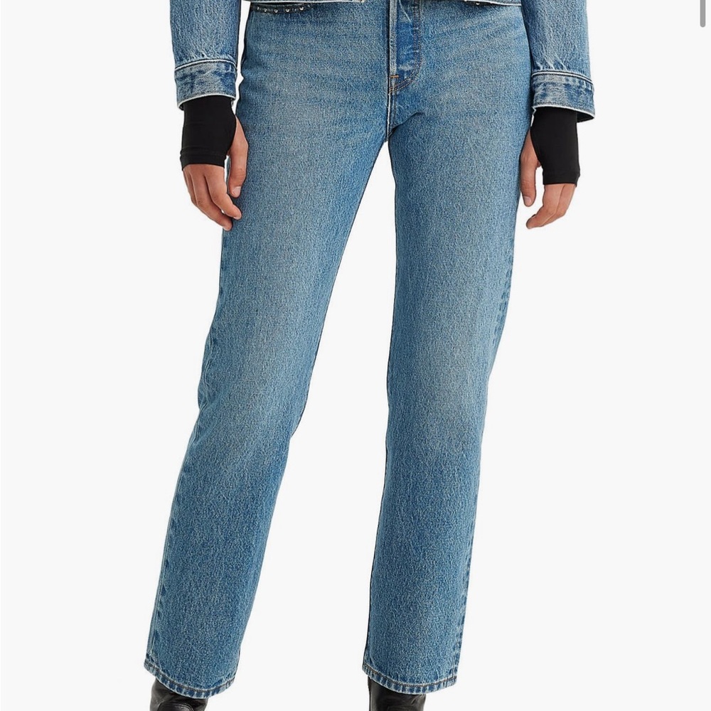 Levi's Women's 501 Button Fly Straight Leg Jeans